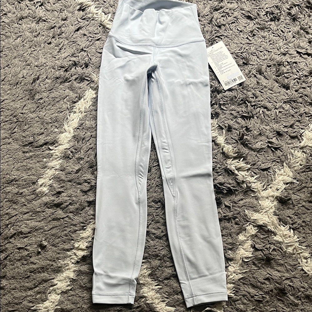 Lululemon align HR pant 25” size 2. Light blue. Starch Blue. New with tag. - Picture 2 of 4